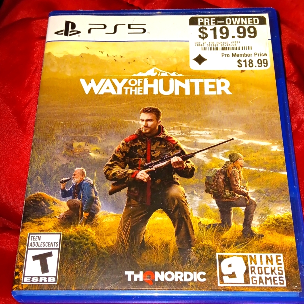 Ps5 game "WAY OF THE HUNTER"